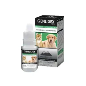 Genlidex Pets 10ml - gotas para problemas oftálmica y ótica